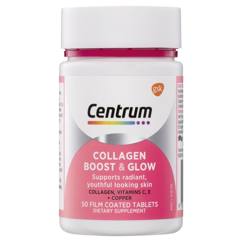 CENTRUM Collagen Boost \u0026 Glow 50s | NZ Online Chemist