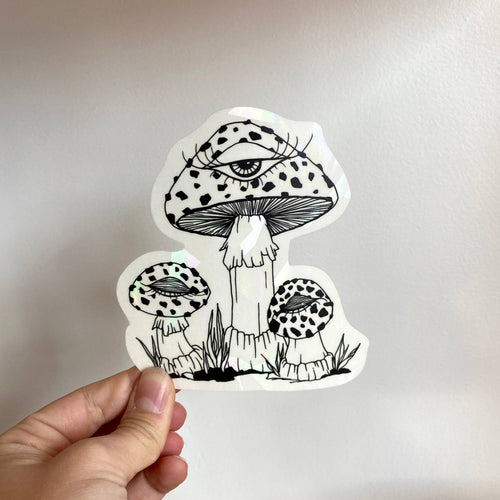 Mushrooms Suncatcher Decals