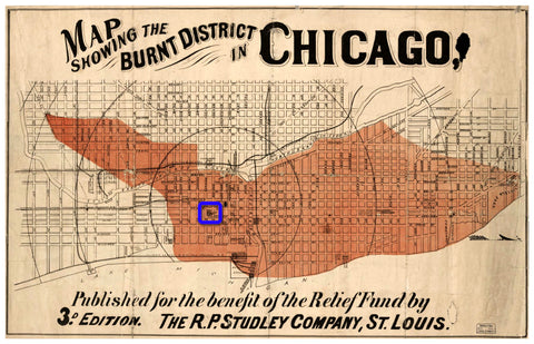 R. P. Studley Company's Burnt District of Chicago