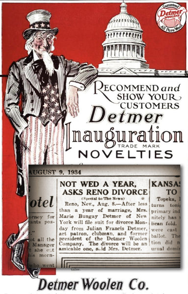 Detmer Inauguration as and divorce in Reo