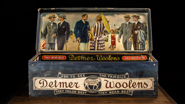 Julian Detmer Woolens Co Sample Box