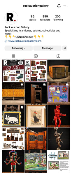 Follow Rock Auction Gallery on Instagram