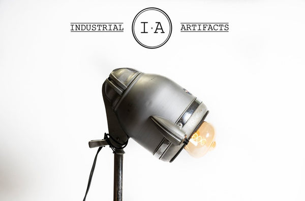 Industrial Artifacts antique hair dryer lamp