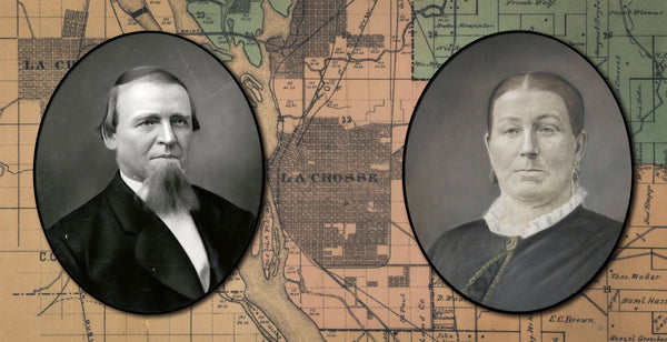 Johanna and Gottlieb Heileman - founders of G. Heileman Brewing Company of La Crosse, Wisconsin, USA