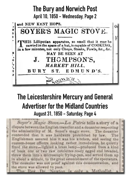 Soyer's Magic Stove, 1850