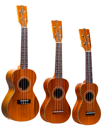 Ohana 28 series ukuleles