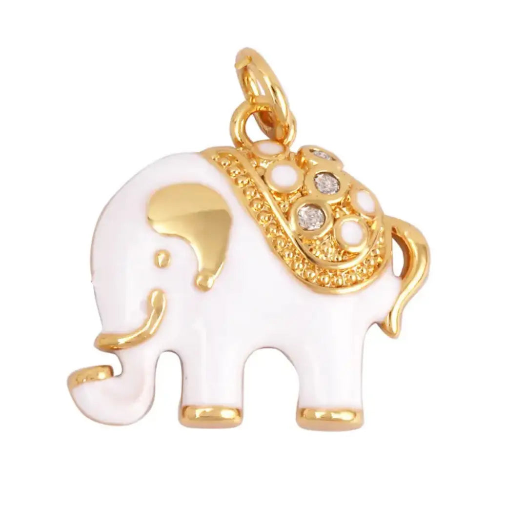 White Elephant Charm