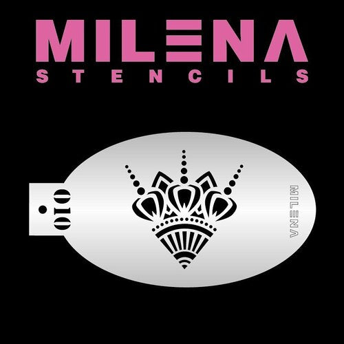 Milena Stencils Face Painting Stencil ROYAL CROWN 011 | Morgan Family