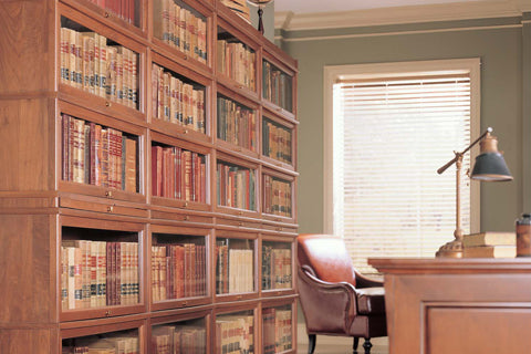 Hale Heritage Barrister Bookcases in a law office