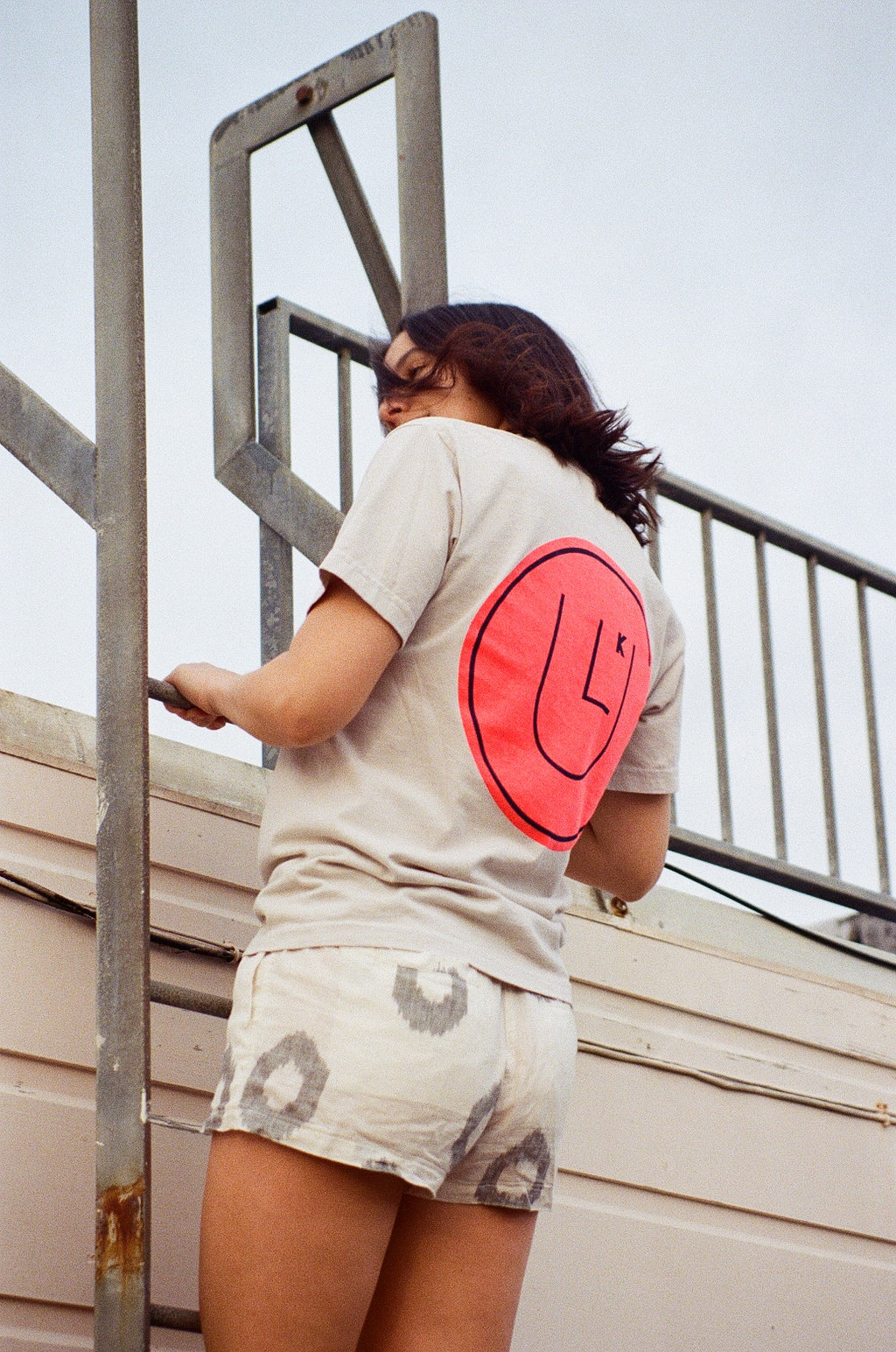 culk face tee san francisco rooftop photoshoot