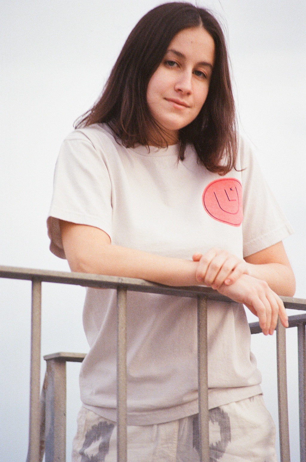 culk face tee san francisco rooftop photoshoot