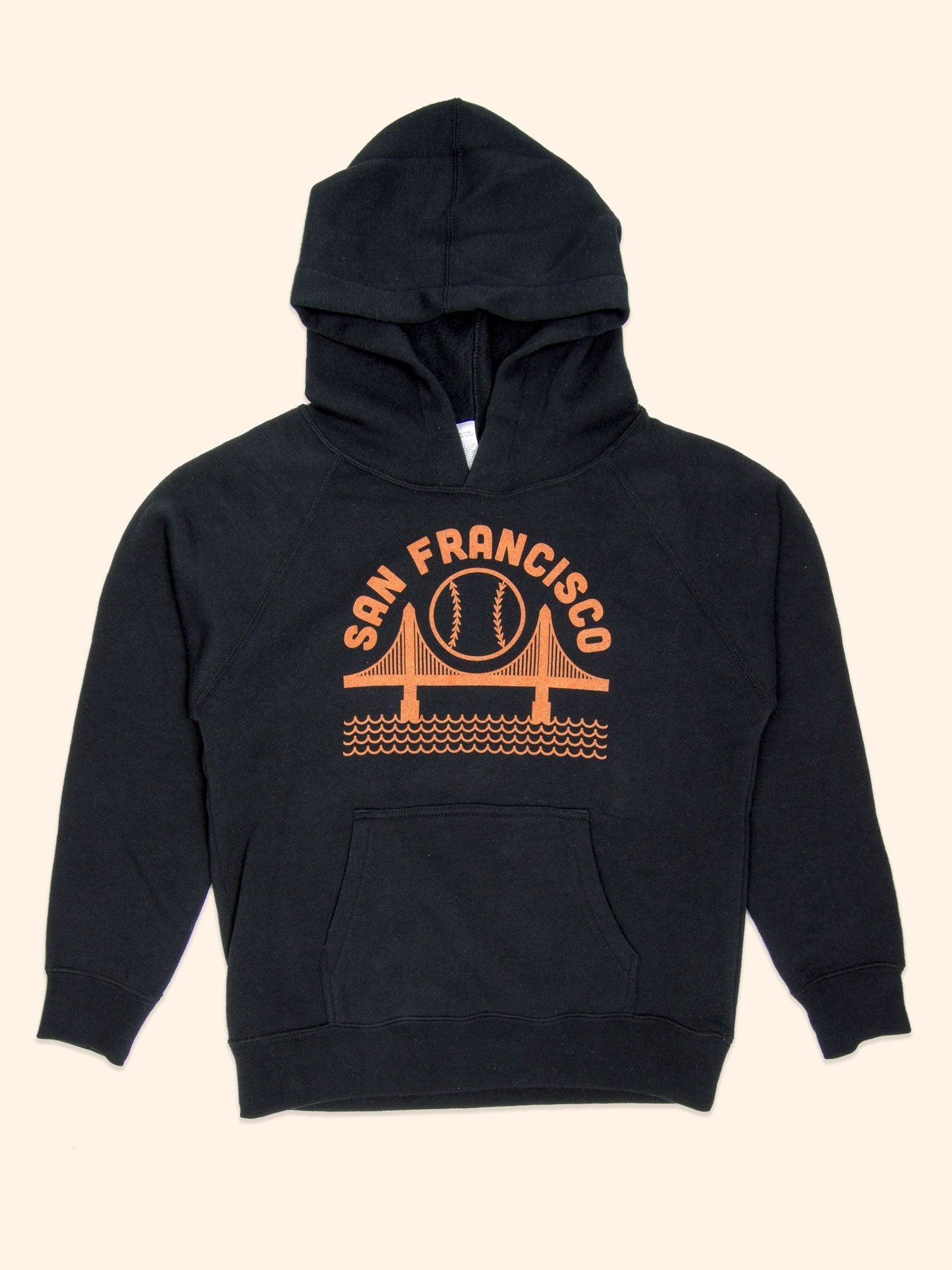 San Francisco Pullover Hoodie with Nuts and Bolts Design