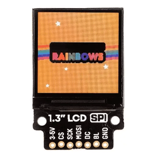 Pimoroni 1.3" SPI Colour Square LCD (240x240) Breakout