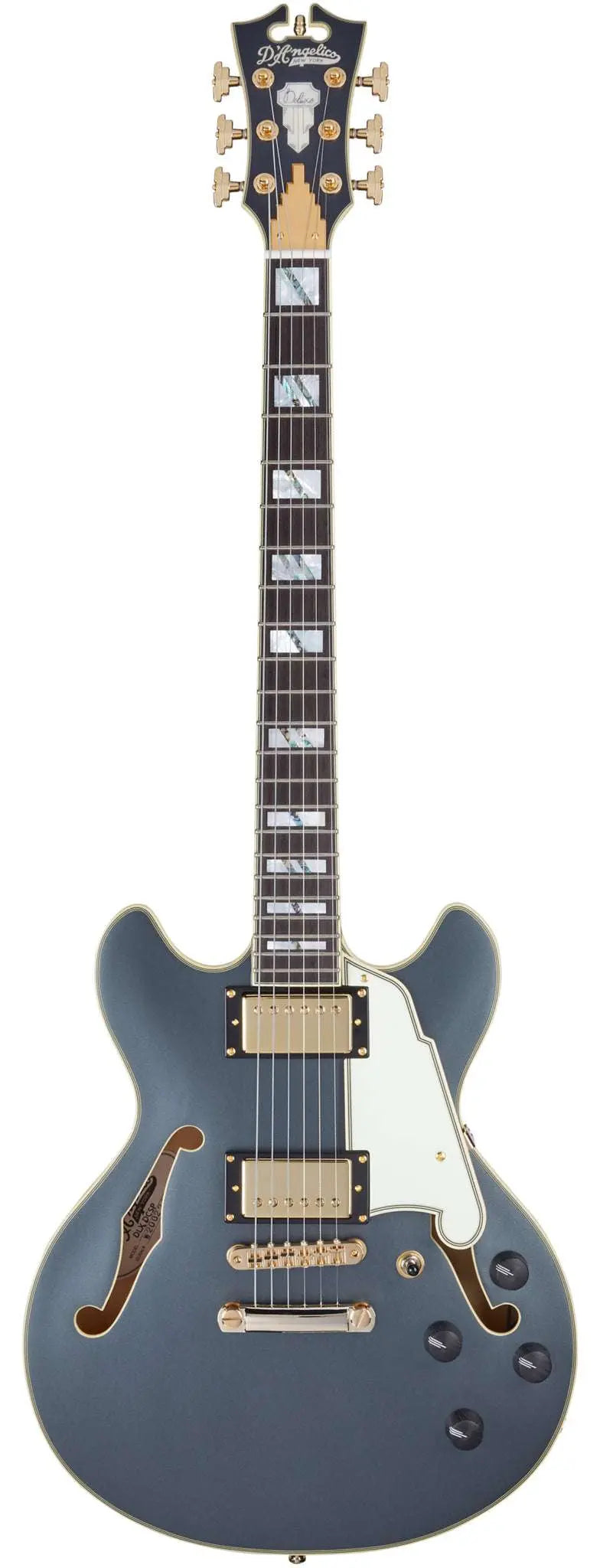 D'Angelico DELUXE MINI DC LE Matte Charcoal, Electric Guitar for sale at Richards Guitars.