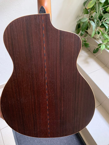 Left handed Dowina Ceres acoustic guitar - rosewood back and sides