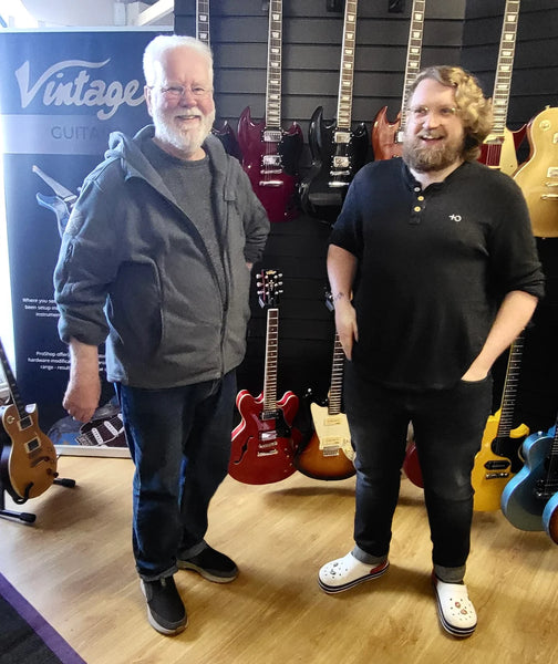 Howard visited our Vintage Guitars showroom earlier in the year.