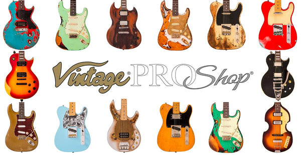 Visit Us for Details On Vintage Guitars Brand Pro Shop Details