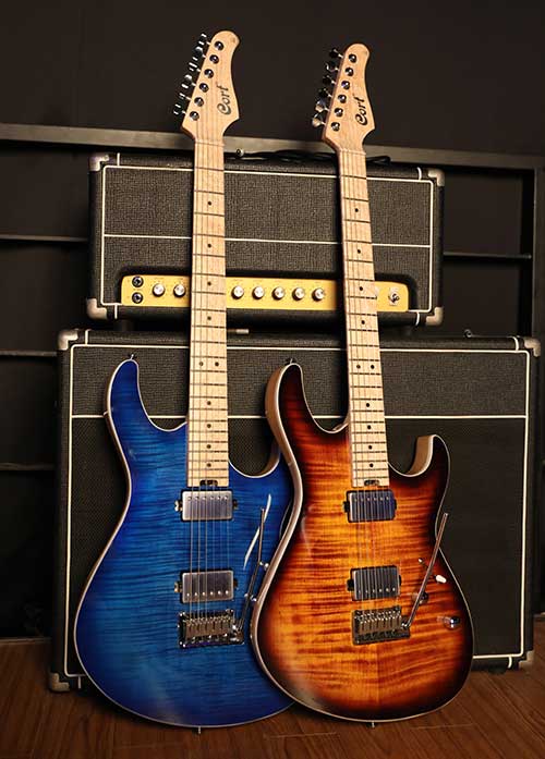 Cort G290 FAT II Bright Blue Burst | Richards Guitars Of Stratford Upon ...