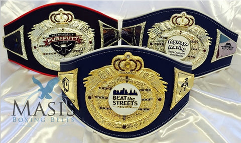 crown and wings style championship belts