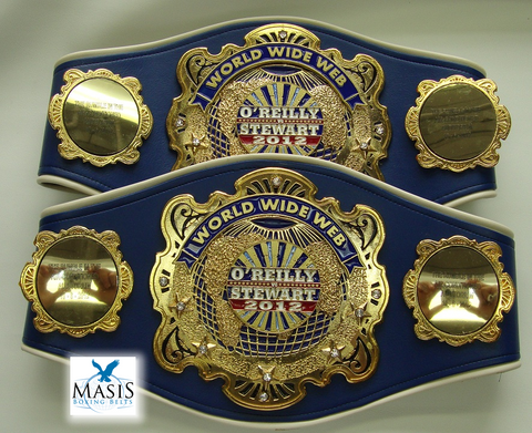 worldglobe style championship belt
