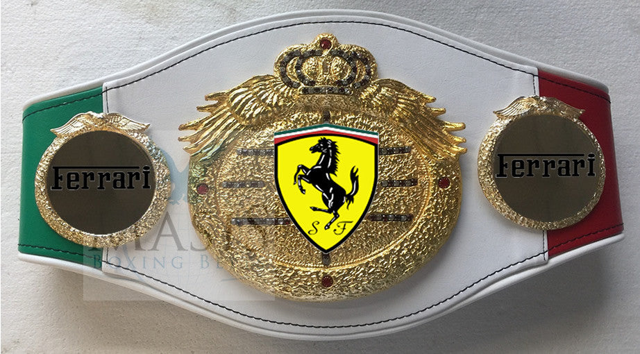 Ferrari Inspired Championship Belt - Masis Boxing Belts