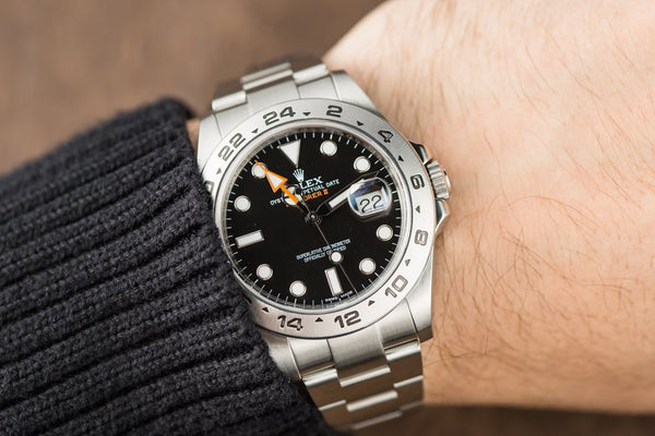 rolex explorer 2 size