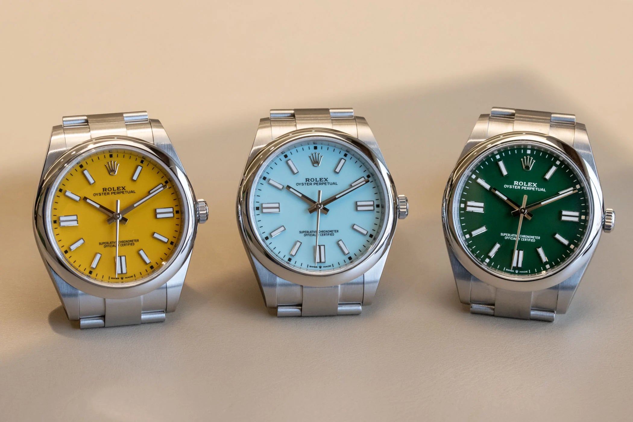 Rolex Oyster Perpetual watches