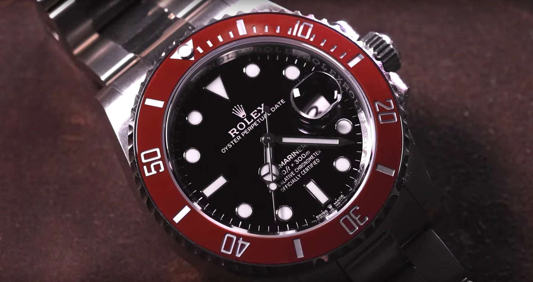 Rolex Submariner with Red Bezel