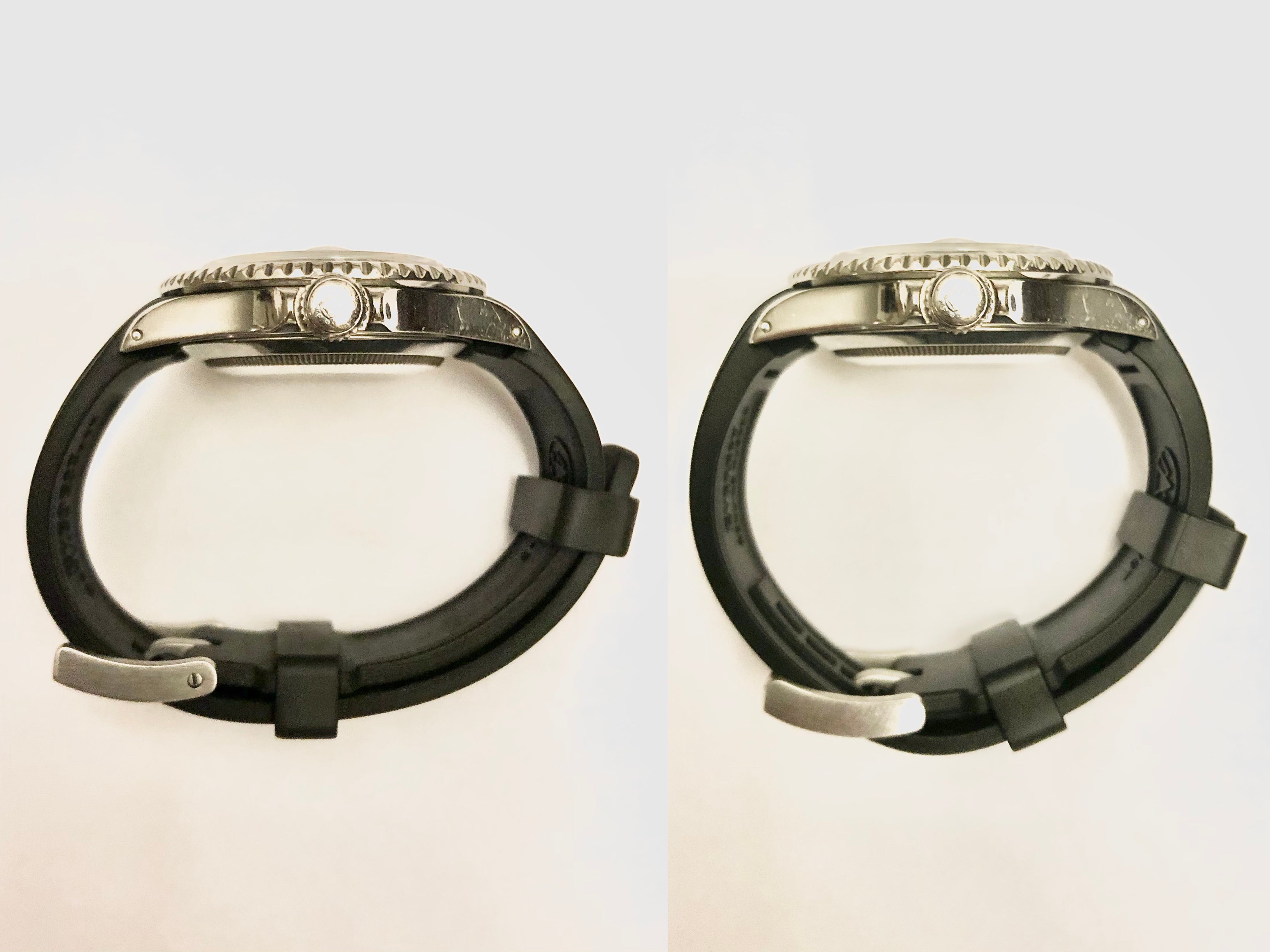 Rolex Rubber Watch Straps Short vs. Long