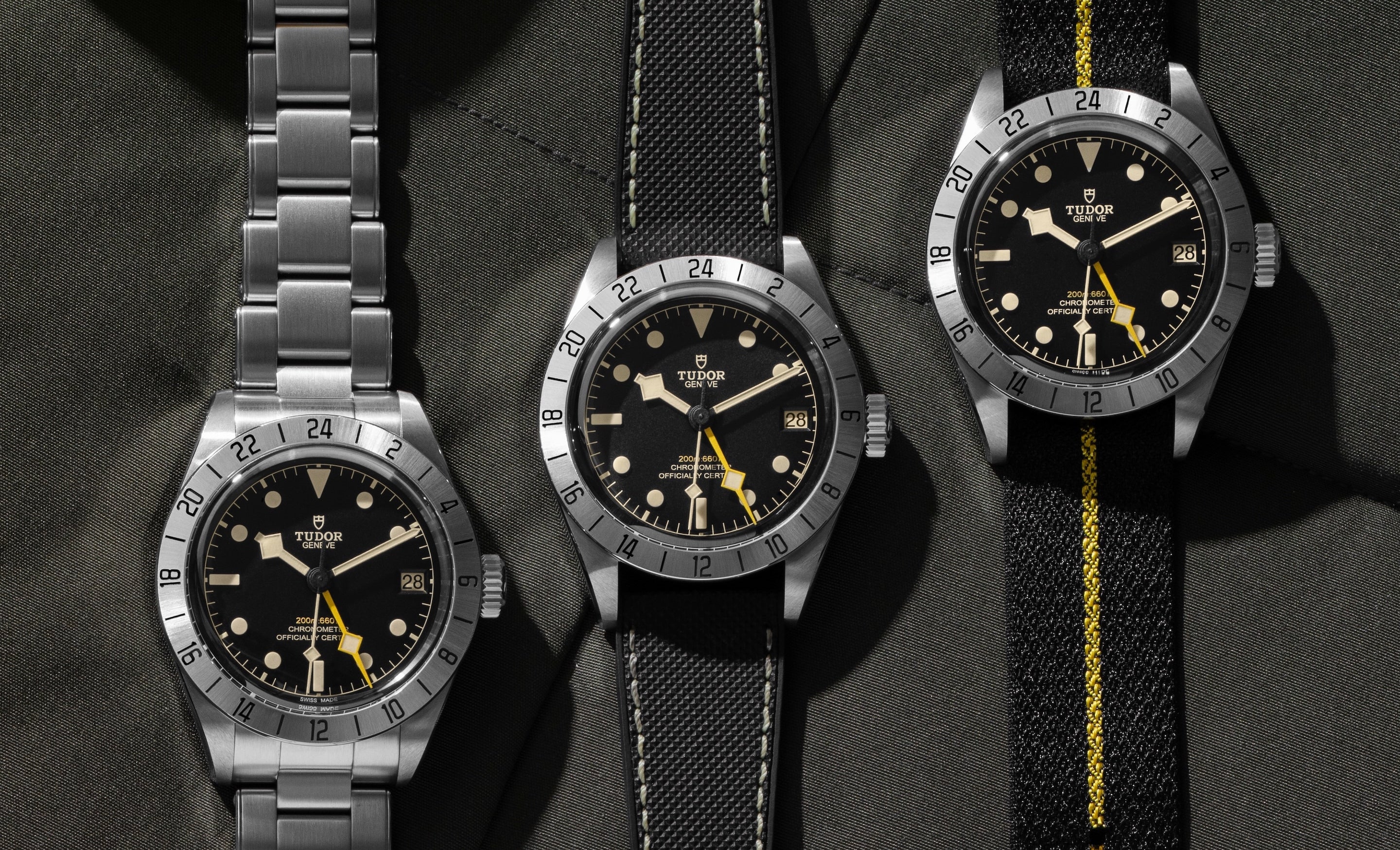 Tudor Black Bay Pro on various straps