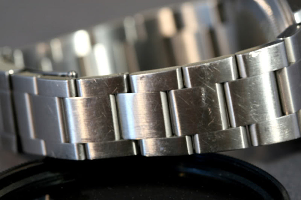 scratched rolex bracelet