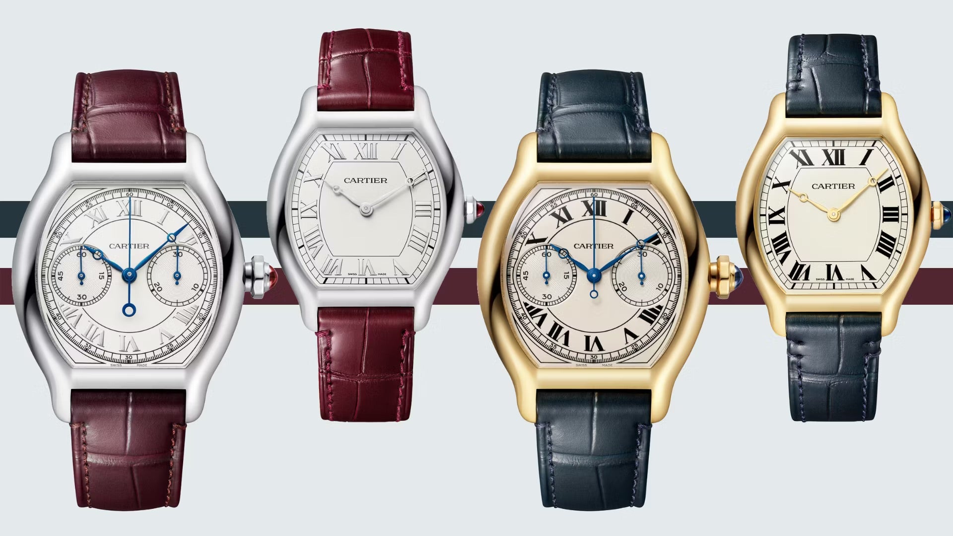 Cartier Tortue and Monopusher