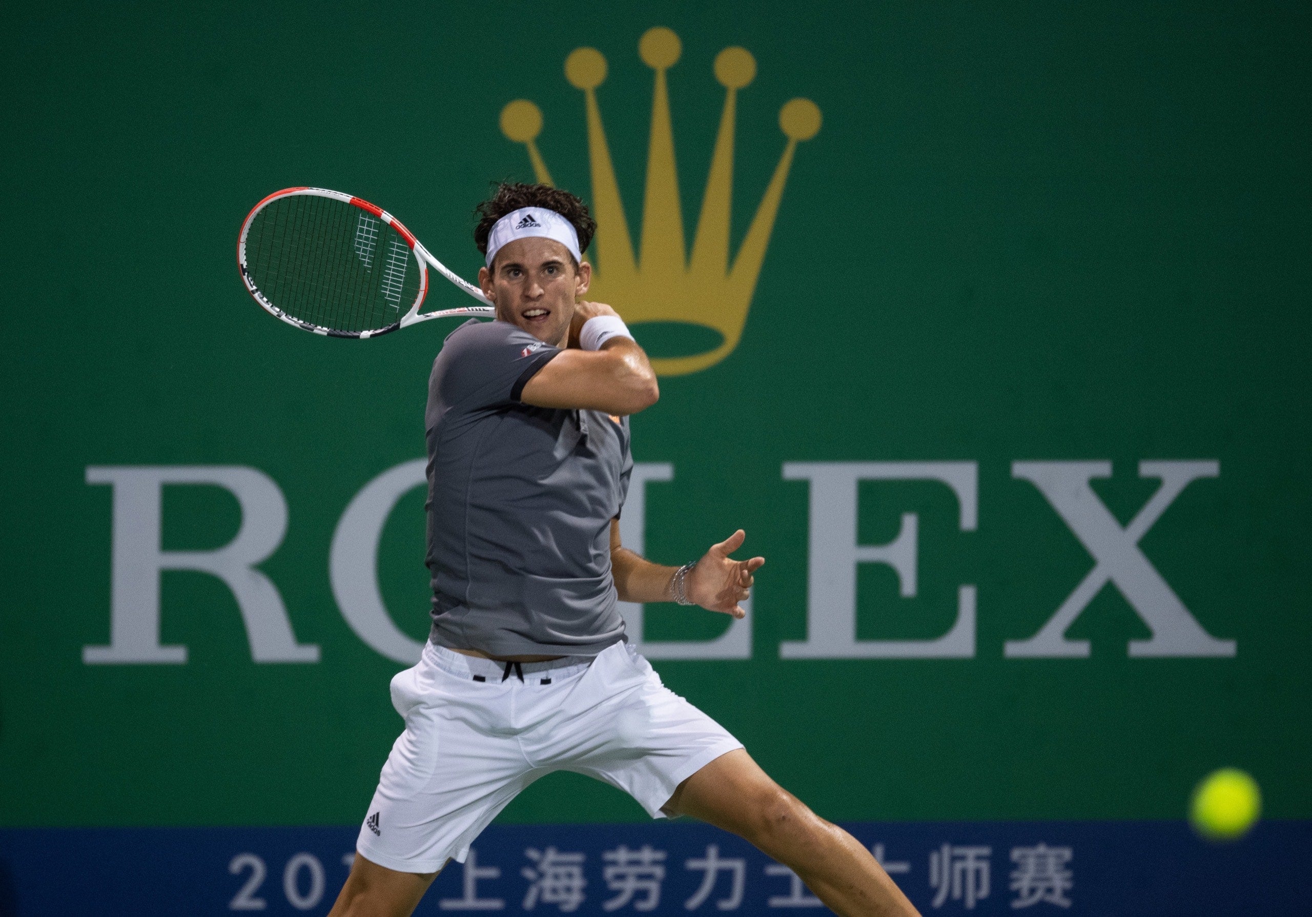 Rolex ad at tennis event