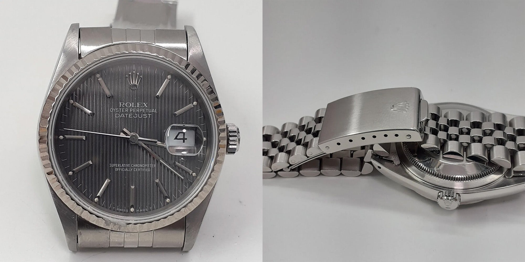 Rolex Datejust Gray Tapestry