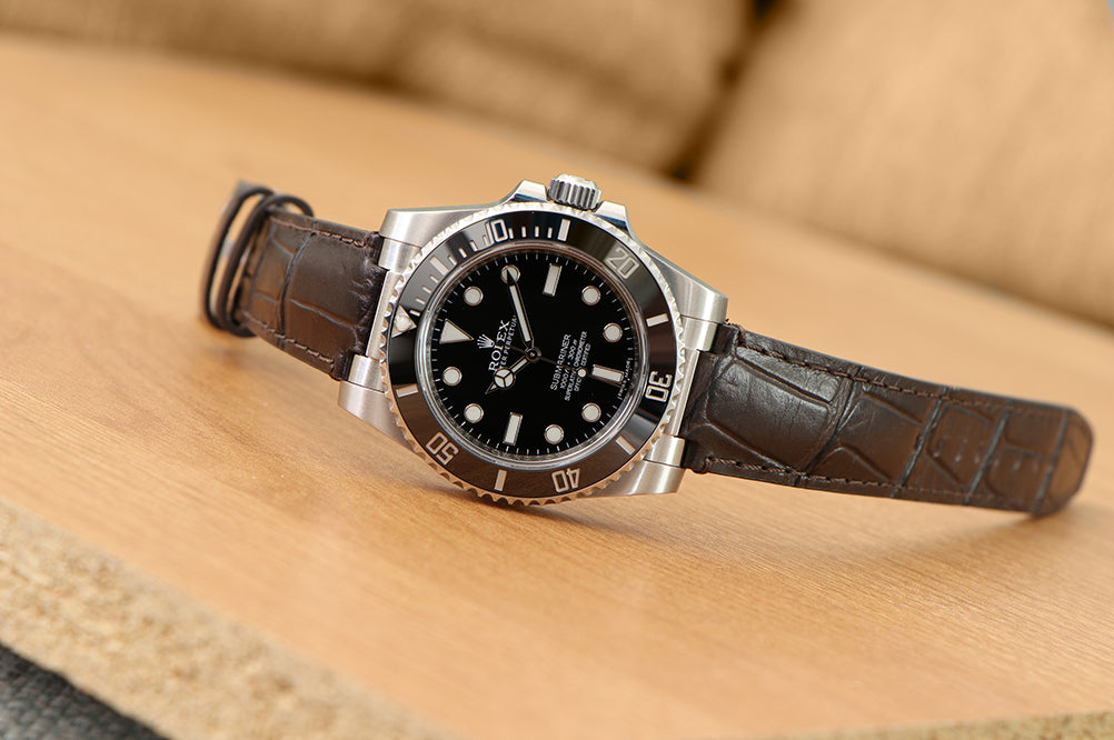 Rolex Alligator Leather Watch