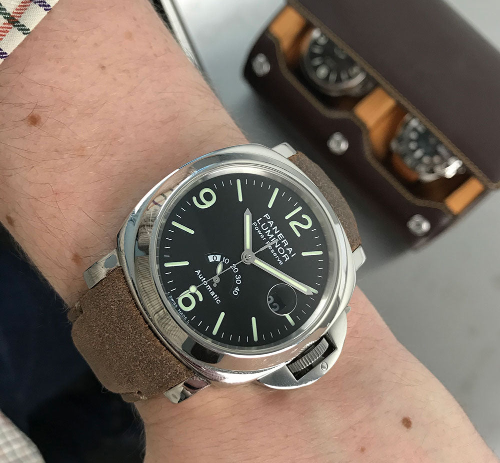 panerai leather watch band