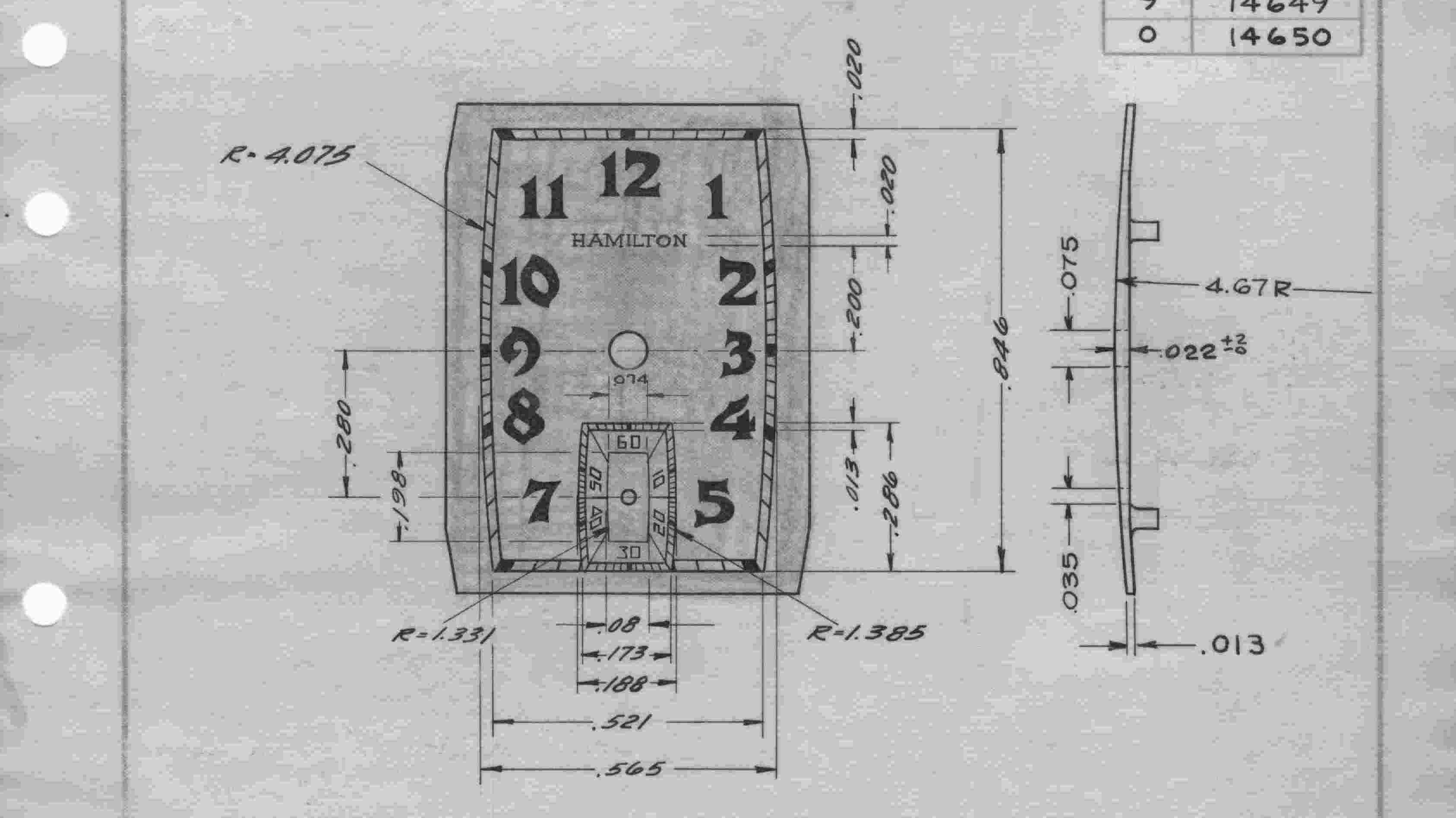 Hamilton Richmond Dial Design