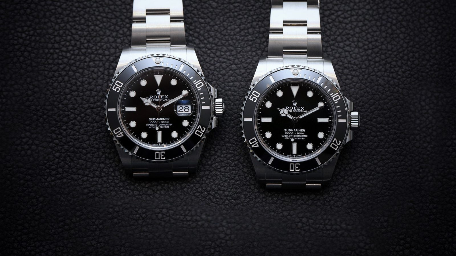 Submariner Date and No-Date models
