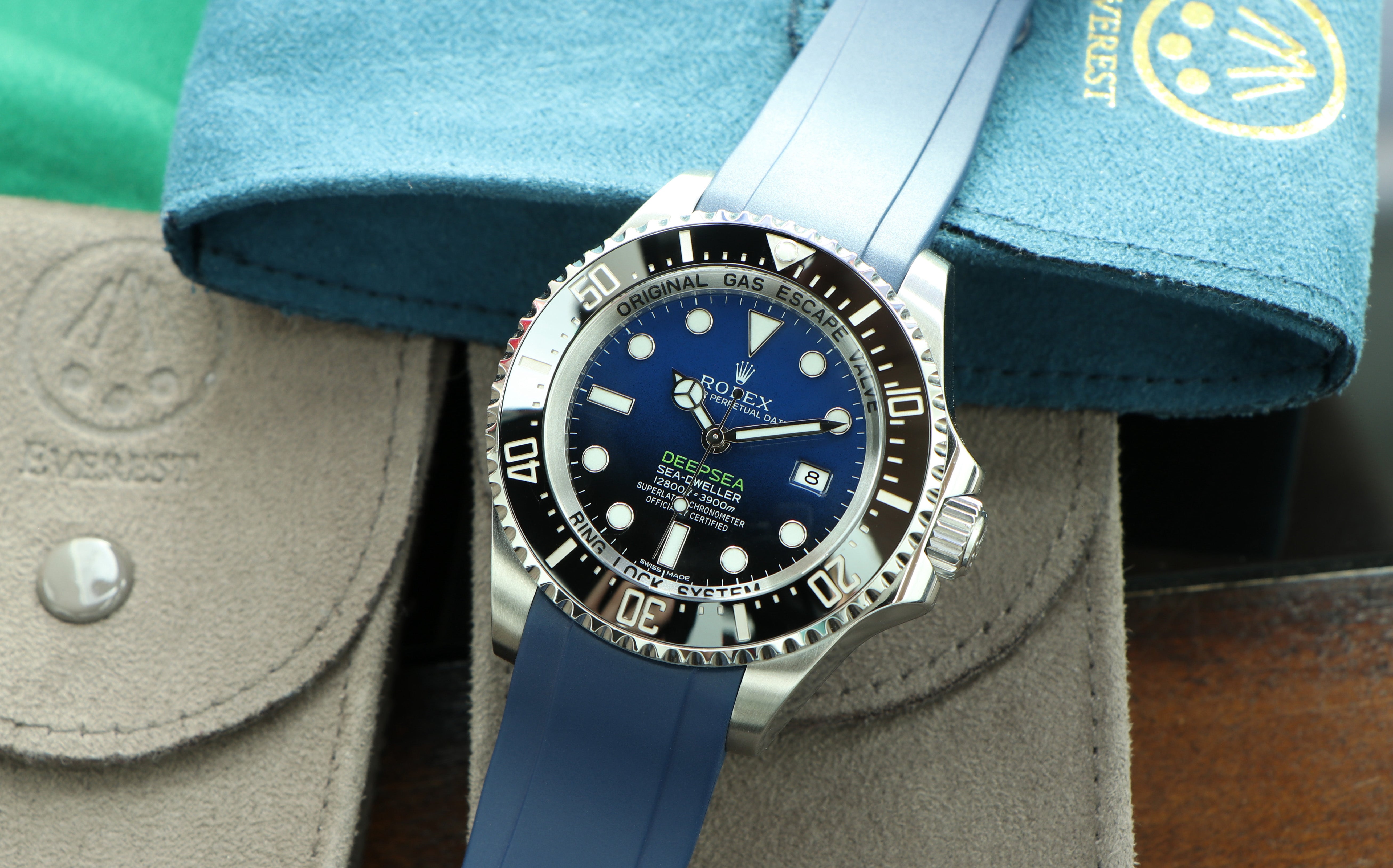 Rolex Deepsea Sea-Dweller on Everest Rubber Strap