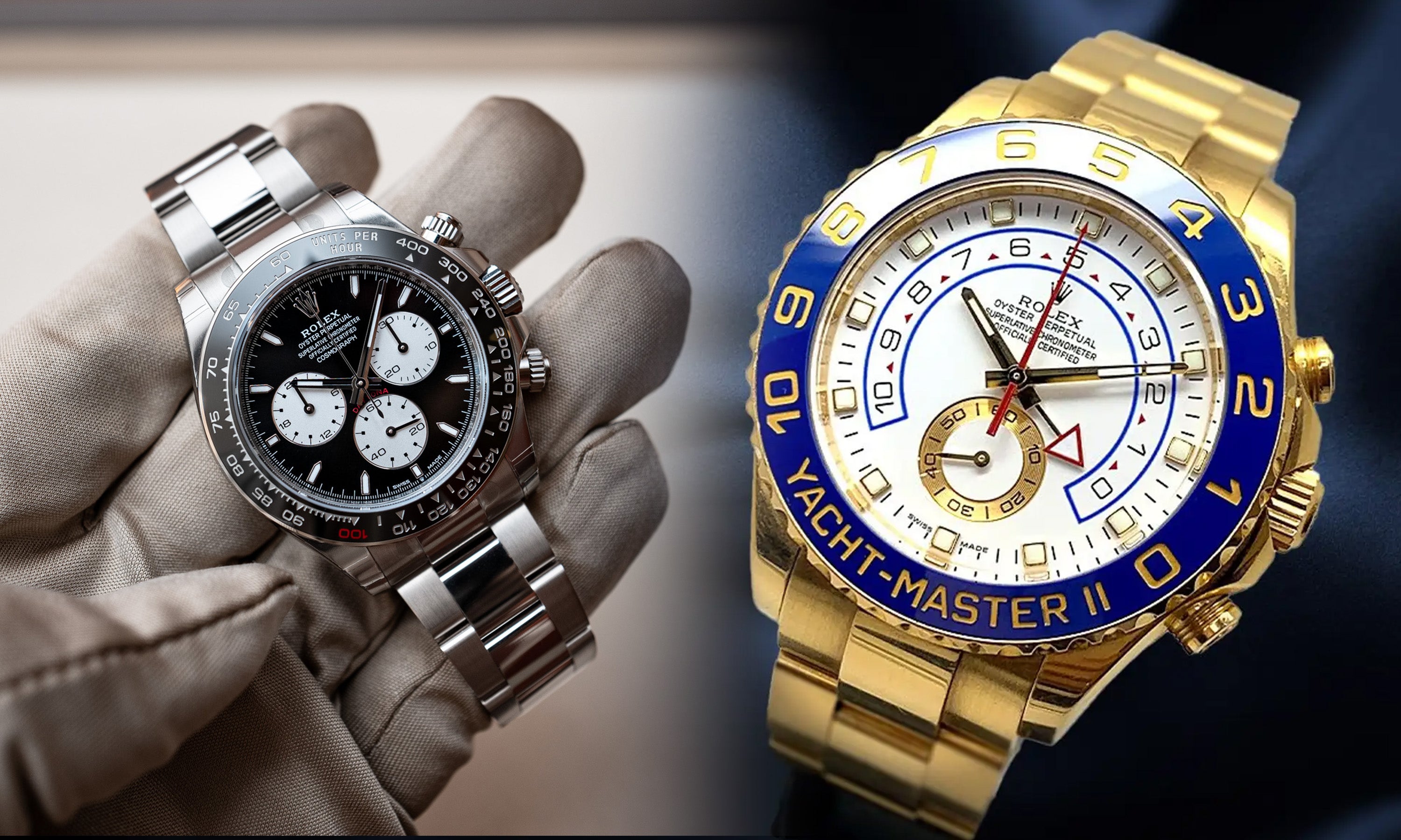 Rolex Daytona Le Mans and Rolex Yacht-Master II