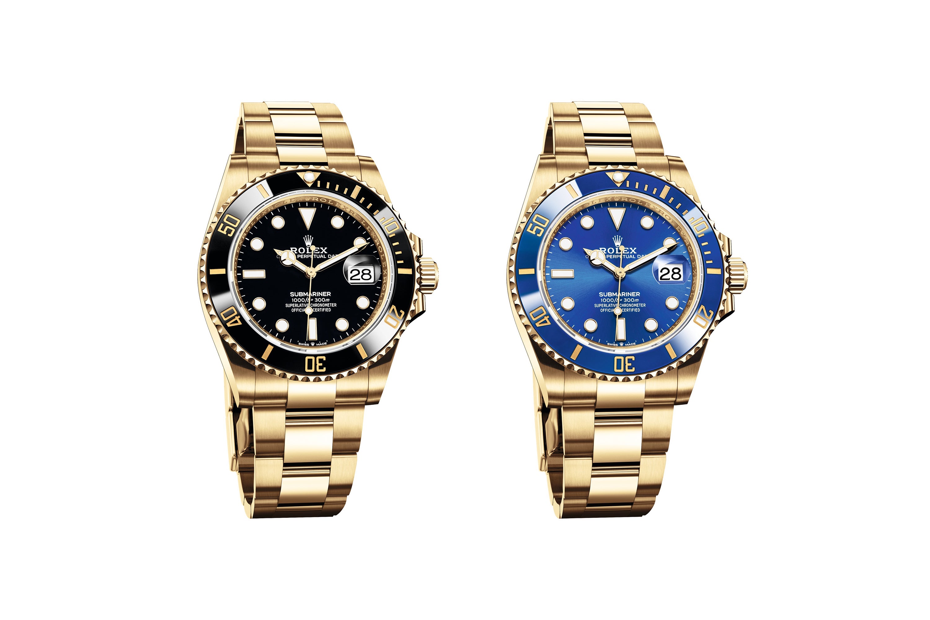 HOT! 3 Rolex Gold Sports Watches Review (GMT-Master, Smurf, Date Submariner  w/ London Jewelers) - YouTube