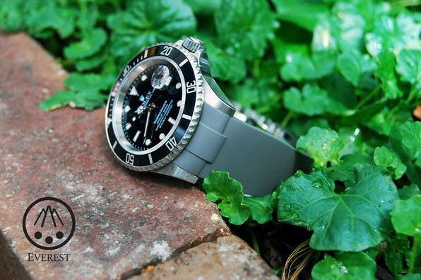 everest rubber strap for rolex