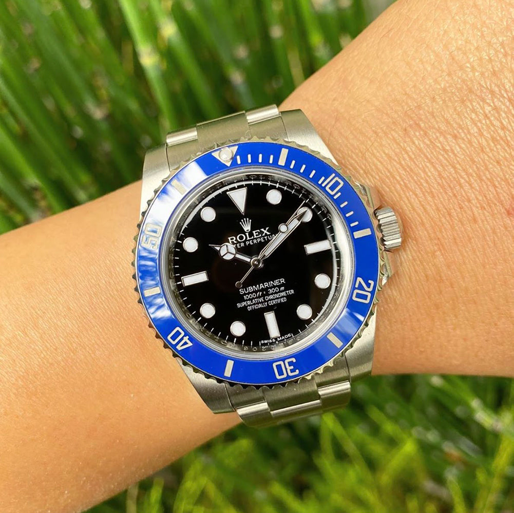 blue bezel submariner