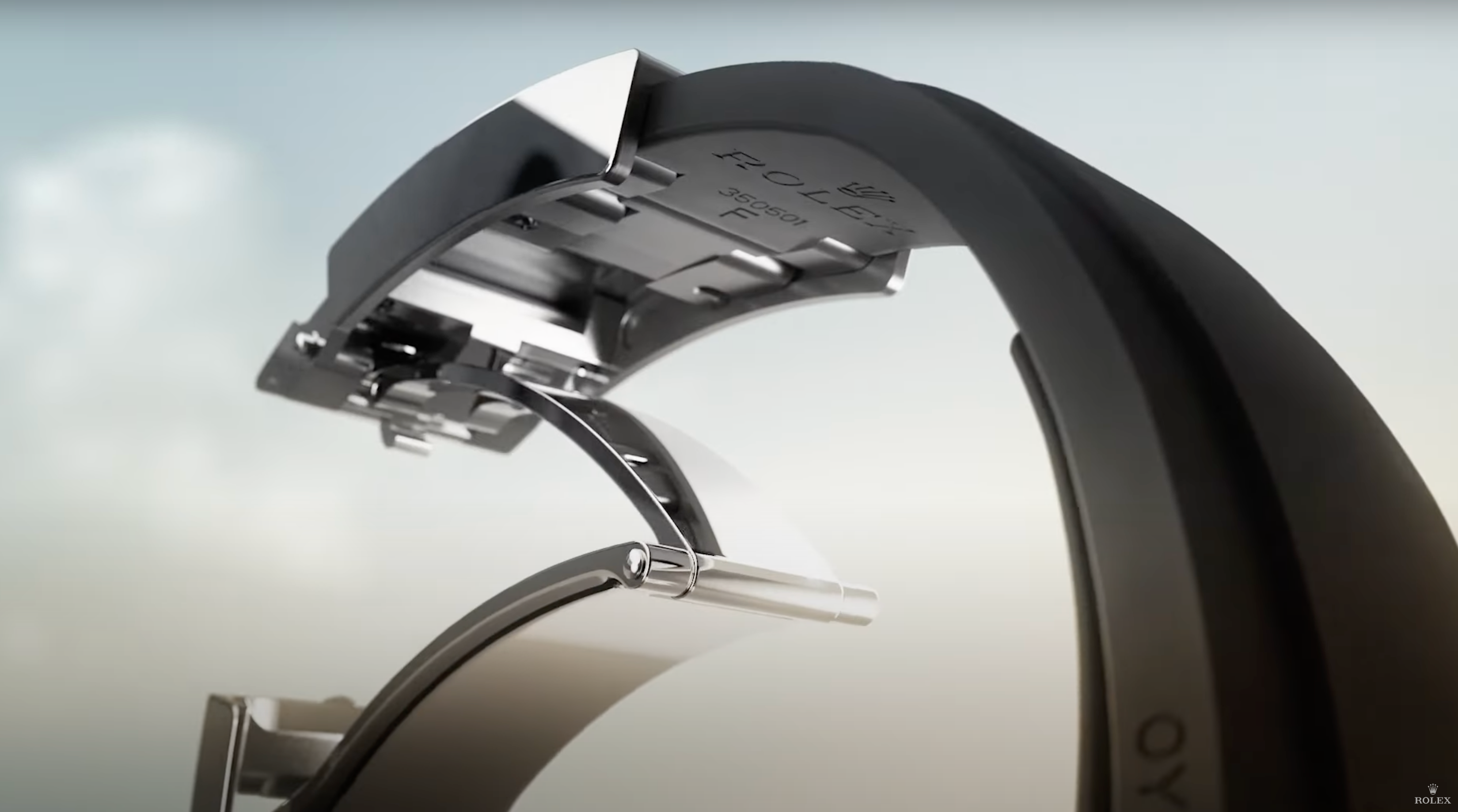 Oysterflex Bracelet on Steel New Rolex 2024
