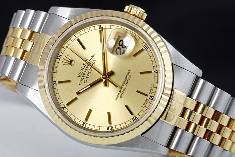 Rolex Datejust Bronze Sigma Dial Jubilee Bracelet Vintage Mens Watch 1603 |  SwissWatchExpo