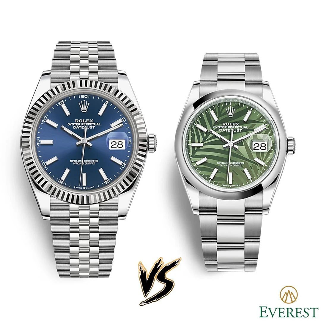 Rolex Datejust Oyster vs. Jubilee