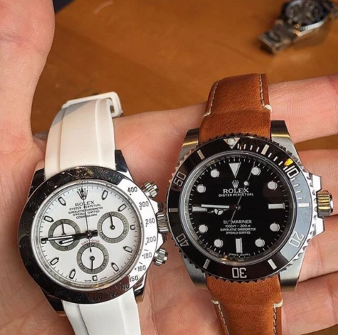 Rolex Daytona and Submariner Everest watch straps