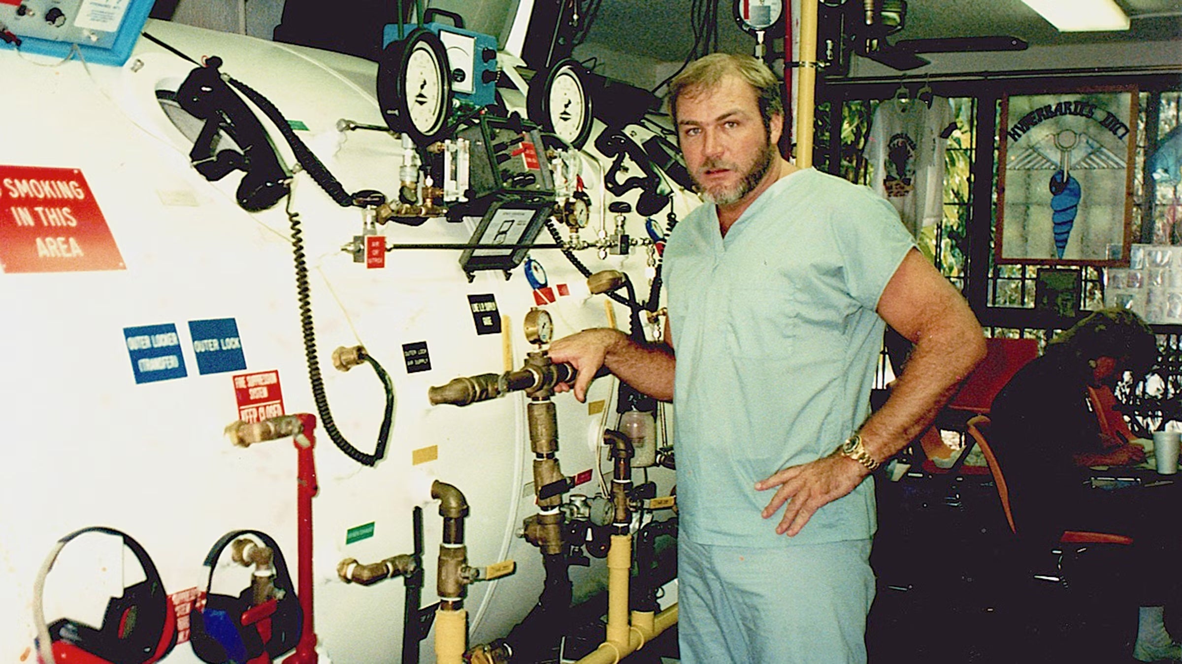 Bret Gilliam and his Gold Submariner