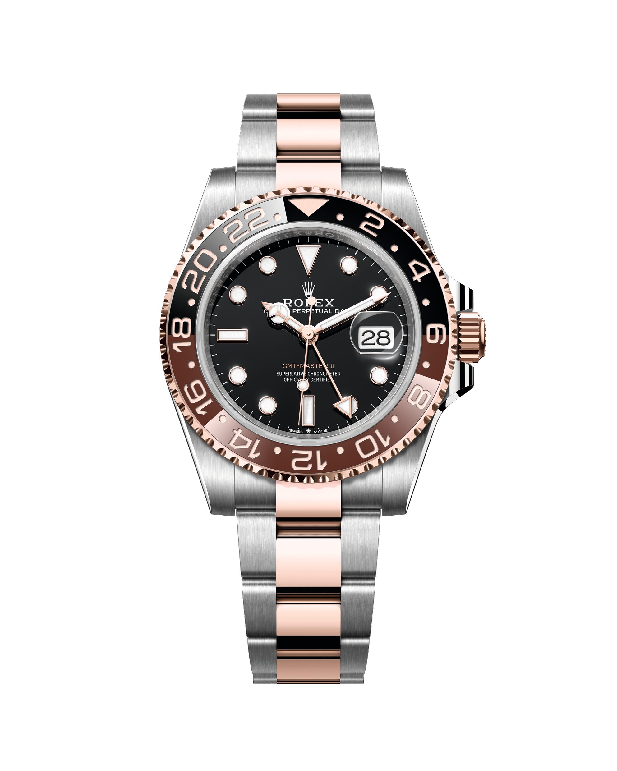 Two-Tone Everose Rolesor Rolex GMT-Master II Root Beer