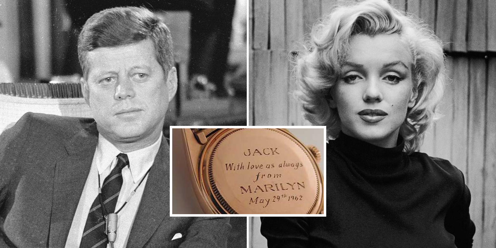 jfk rolex marilyn monroe